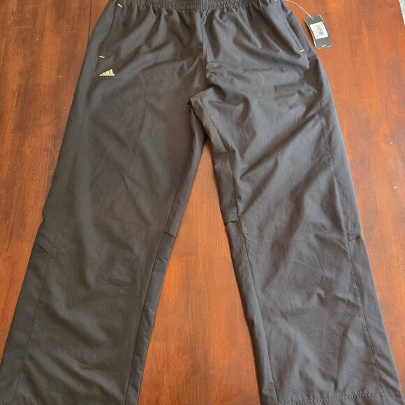 adidas Other - NWT Adidas Track Pants Mens XXXL Black Zip Vented Ankle